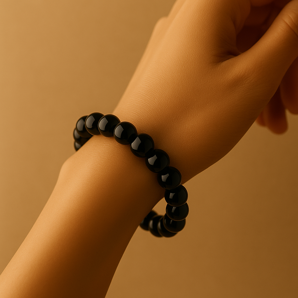 Pulsera Ónix Natural 8mm (confianza y estabilidad personal)