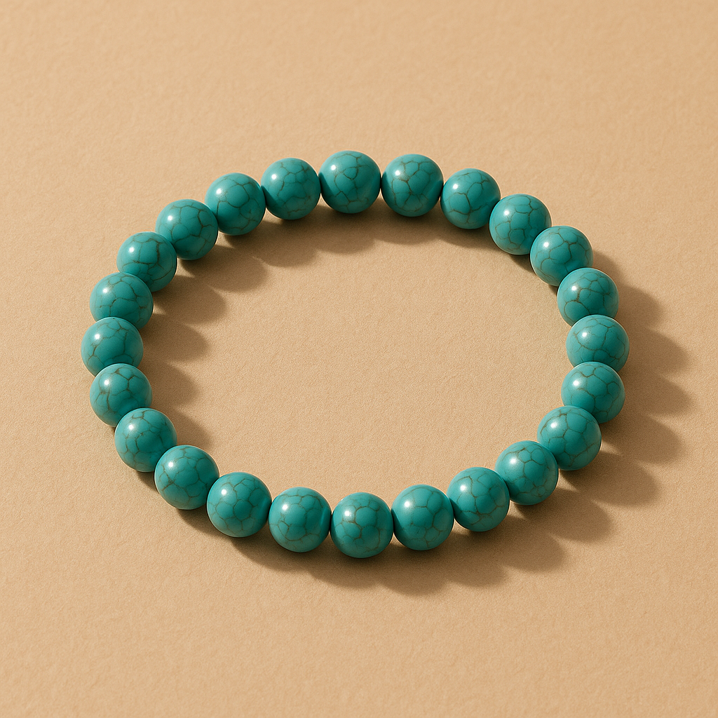 Pulsera Turquesa Natural 8mm (protección y energía positiva)