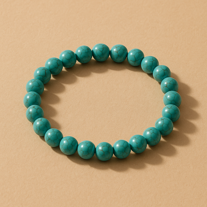 Pulsera Turquesa Natural 8mm (protección y energía positiva)