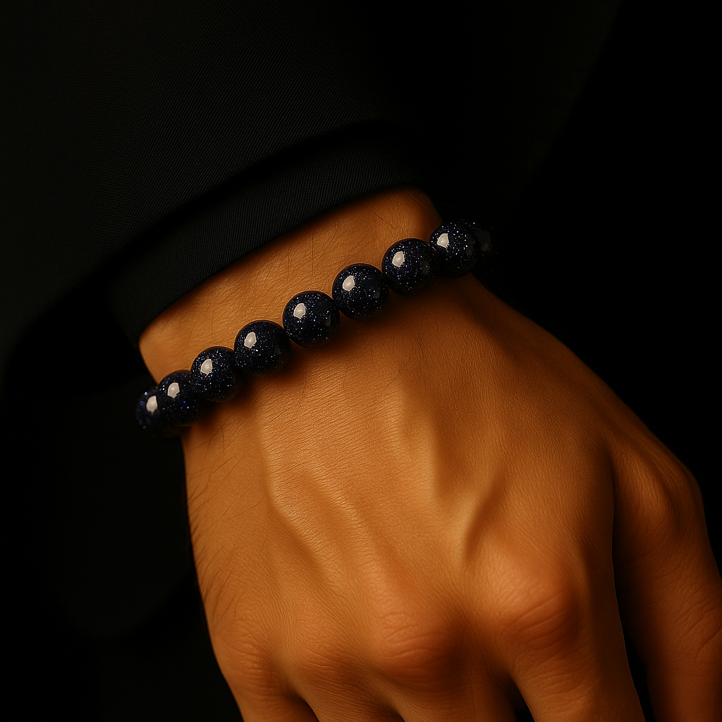 Pulsera Lluvia de Plata Natural 8mm (inspiración y equilibrio emocional)