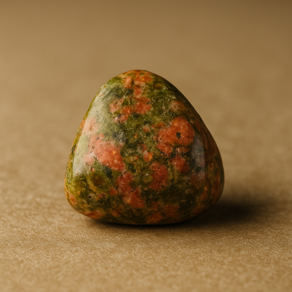 Pulsera Unakita Natural 8mm (armonía entre mente y corazón)