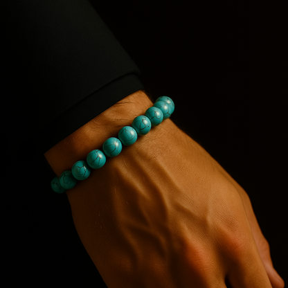 Pulsera Turquesa Natural 8mm (protección y energía positiva)