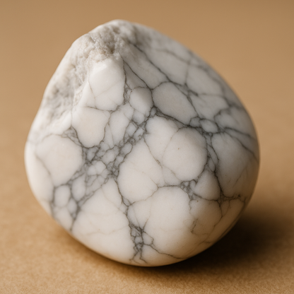 Pulsera Howlita Natural 8mm (paz interior y serenidad mental)