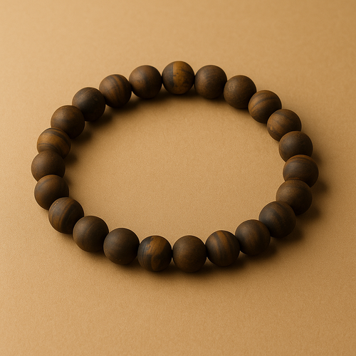 Pulsera Ojo de Tigre Mate Natural 8mm (protección y determinación)