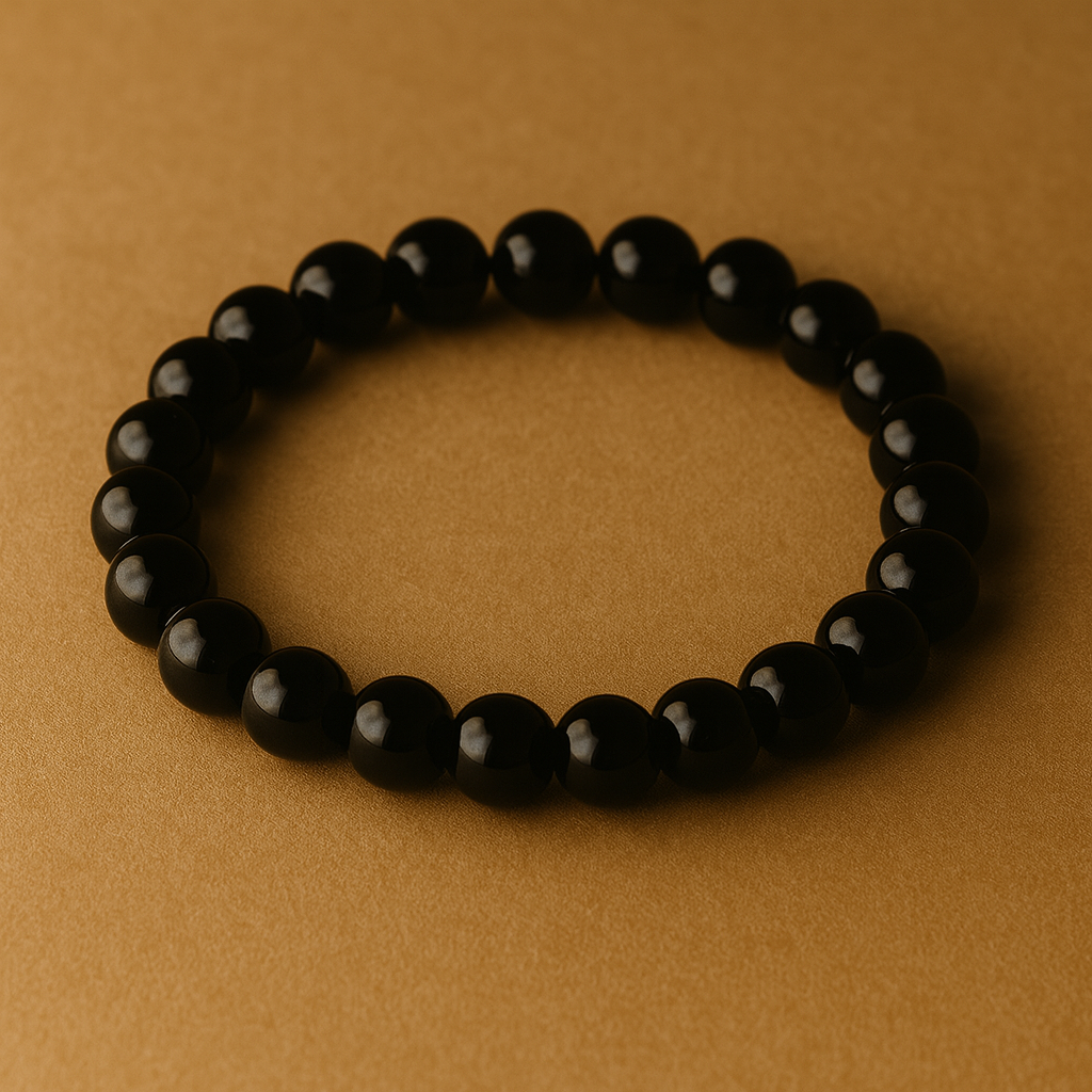 Pulsera Ónix Natural 8mm (confianza y estabilidad personal)