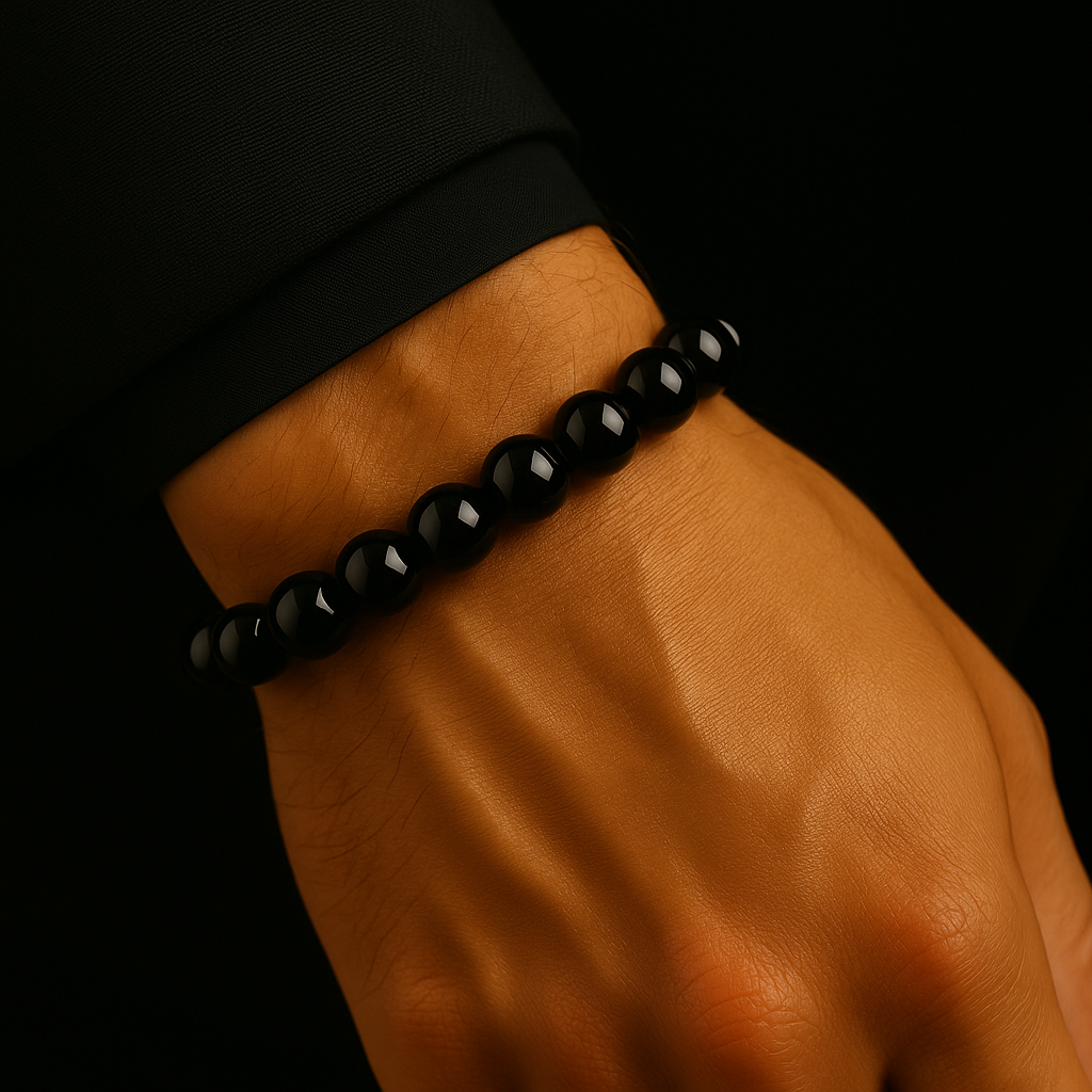 Pulsera Ónix Natural 8mm (confianza y estabilidad personal)