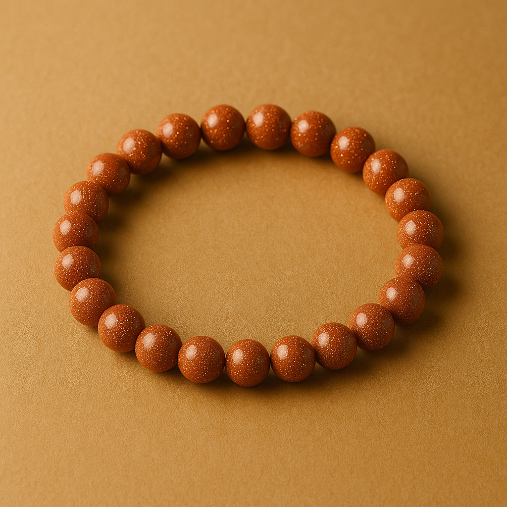 Pulsera Lluvia de Oro Natural 8mm (vitalidad y optimismo)