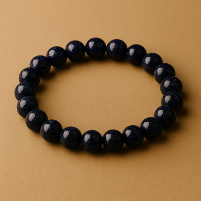 Pulsera Lluvia de Plata Natural 8mm (inspiración y equilibrio emocional)