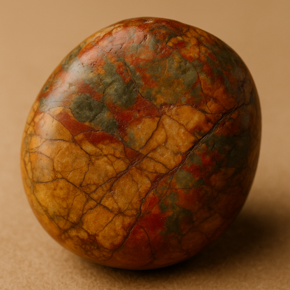 Pulsera Jaspe Picasso Natural 8mm (creatividad y estabilidad emocional)